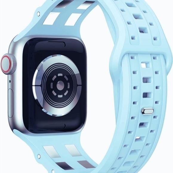 Shimmering Sky: Stylish TPU Apple Watch Band for Series 8, 7, 6, SE, & Ultra‎ - Picture 4 of 9